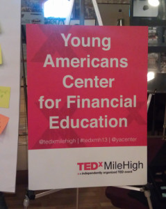 Young Americans partnered with TEDxMileHigh.
