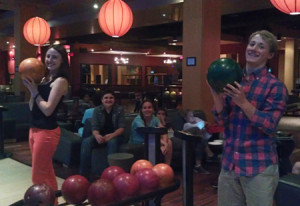The Youth Board members went bowling to finish the year off as friends.