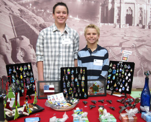 The young men of A&G Fused Glass sell gorgeous jewelry each year.