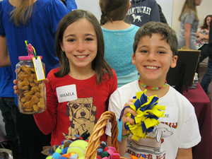 The siblings of Tugs sell their hand-made dog toys.