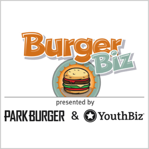 Buger Biz (Presented by Park Burger and YouthBiz) Logo Iconography