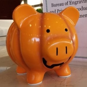 Pumpkin Piggy Bank YB