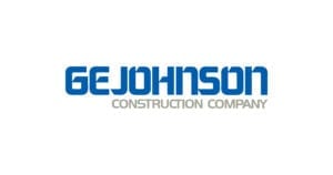 GE Johnson Construction Company Logo Iconography