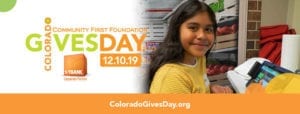 Colorado Gives Day First Bank Banner Iconography