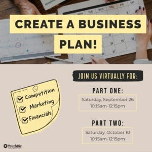 Create a Business Plan Workshop (Square) Iconography