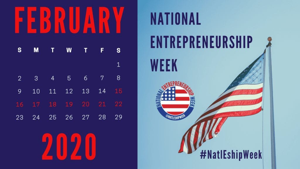 National Entrepreneurship Week 2020 Image