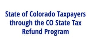 State of CO Taxpayers