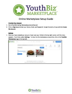 Online Marketplace Setup Guide Document