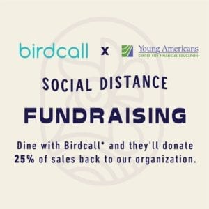 Birdcall Social Distance Fundraising