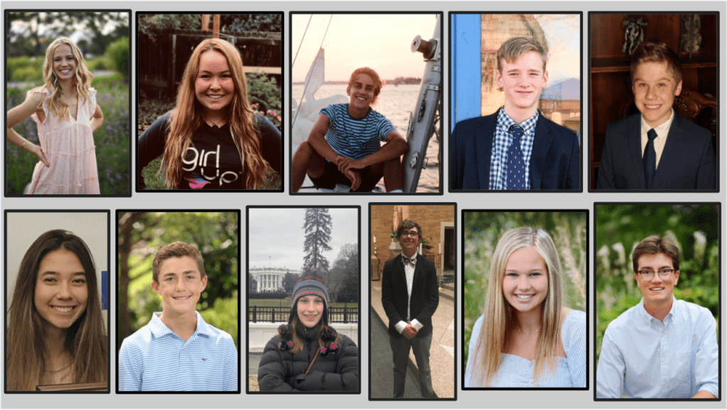 2020-2021 Youth Advisory Board members
