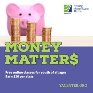 Free online classes for youth of all ages! Earn $10 per class.