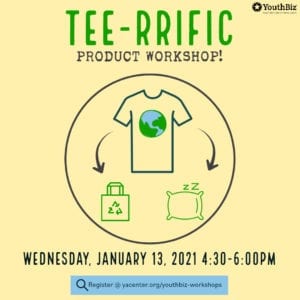 Tee-rrific Workshop: Join us to make eco-friendly t-shirts 2021
