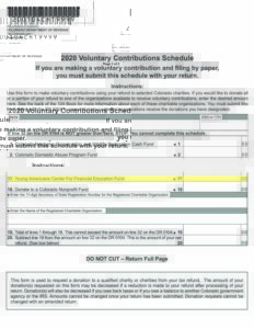 Colorado Tax Form DR 0104CH