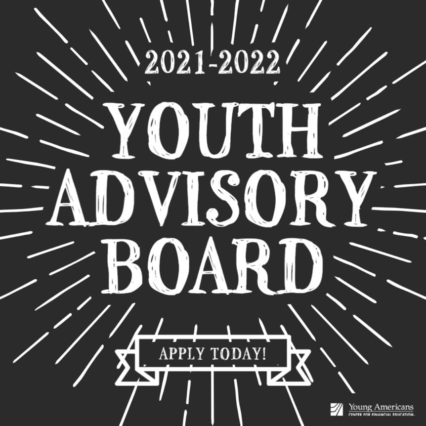 Apply to the 2021-2022 Youth Advisory Board