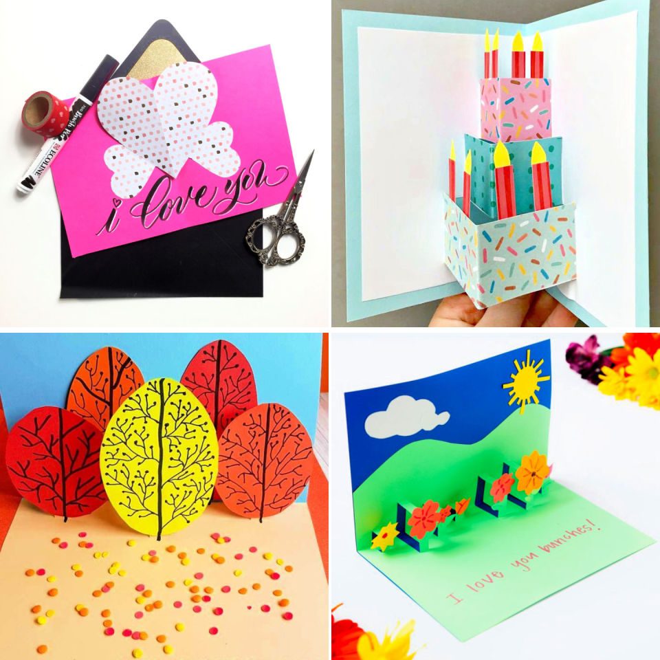 how to make pop up cards for kids